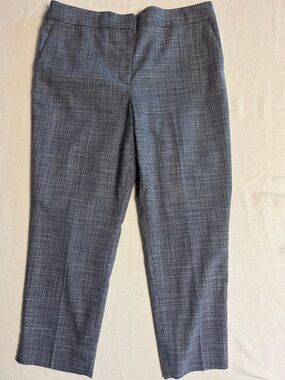 Talbots Men's Slim Straight Blue-Gray Patterned Jeans